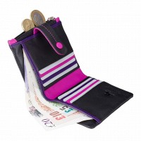 Женский кожаный кошелек Visconti m77 blk m