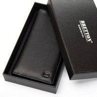 Мужской кожаный кошелек BE BRETTON 162-47 black