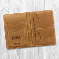 Кожаное портмоне Hi Art 7 wonders of the world PB-02-S17-1340-T002