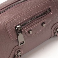 Женский молодежный кожаный клатч ALEX RAI 60072 purple