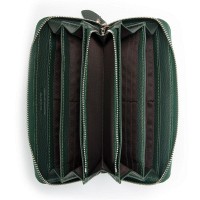 Женский кожаный кошелек Bright DR. BOND W201 green