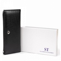Женский кожаный кошелек ST Leather 19324 Черный