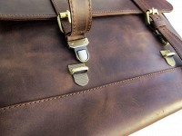 Кожаный мужской коричневый портфель TARWA RC-0001-4lx