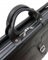 Кожаный черный мужской саквояж TARWA fa-1403-4lx
