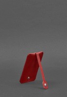 Кожаная ключница 1.0 красная Краст BN-KL-1-RED