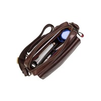 Мужская кожаная сумка с RFID защитой Visconti ML36 Vesper A5 (Brown)