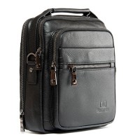 Мужская кожаная сумка через плечо BRETTON 5015-4 black