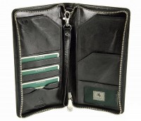 Портмоне Visconti ТРЕВЕЛЕР MZ101 Wing (black)
