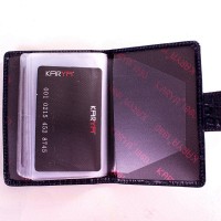 Кожаная визитница с тиснением Karya SHI0014-4KR