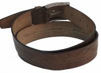Женский кожаный ремень Farnese, Италия, SFA197 grey, серый