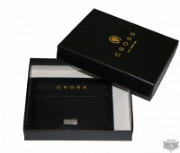 Черная кожаная кредитница CROSS INSIGNIA AC248257B-1