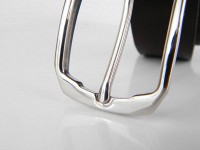 Ремень из кожи SVETLANA ZUBKO «STEEL» PK352A Пряжка с нержавеющей стали