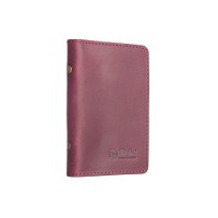 Обложка для документов из кожи HiArt AD-03 Shabby Plum