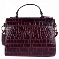 Женская кожаная сумка Ashwood C55 Bordo (Бордовый)