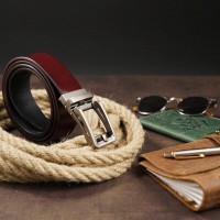 Мужской кожаный ремень автомат Vintage 20307