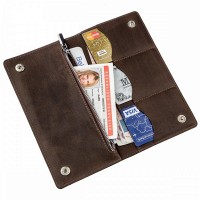 Мужской бумажник из кожи SHVIGEL 16198