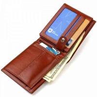 Мужской кожаный кошелек  CANPELLINI 21862 