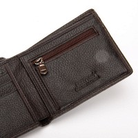 Мужской кожаный кошелек BE BRETTON 208-0617 brown