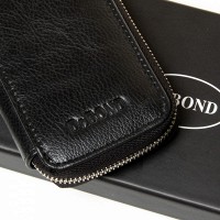 Кожаная мужская ключница Classic DR. BOND M3047 black