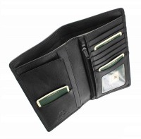 Портмоне мужское Visconti BIG BEN HT-12 черное из натуральной кожи