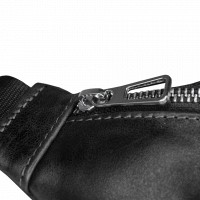 Мужская кожаная сумка бананка, сумка напоясная Grande Pelle 741610