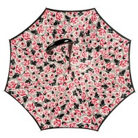 Женский зонт-трость полуавтомат Fulton Bloomsbury-2 L754 - Painted Roses (Рисованные розы)