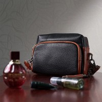 Молодежная женская кожаная сумка через плечо Vintage 22588 