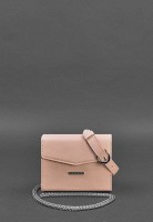 Женская кожаная поясная сумка/кроссбоди BlankNote Mini розовая BN-BAG-38-2-PINK
