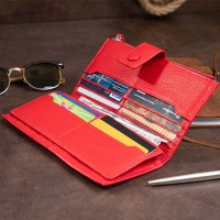 Женский кожаный кошелек ST Leather 19281 Красный