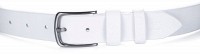 Мужской кожаный ремень GRANDE PELLE 00917 Белый