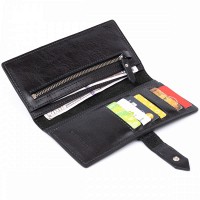 Женский кожаный кошелек GRANDE PELLE 11324 Черный