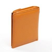 Женский кожаный кошелек Bright DR. BOND WS-33 yellow