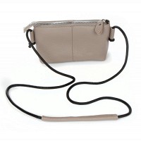 Молодежный клатч из кожи ALEX RAI 6003 L-grey