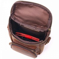 Мужская кожаная сумка через плечо Vintage 21295