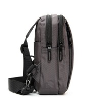 Мужская тканевая сумка-слинг Lanpad 6043 gray