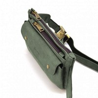 Мужская кожаная сумка бананка, сумка напоясная TARWA RE-8136-3md