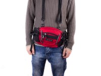 Мужская сумка через плечо или пояс ONEPOLAR W3061-red