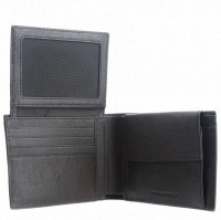 Кожаный кошелек Piquadro Black Square (B3) PU1392B3R_TM