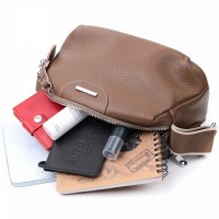 Молодежная женская кожаная сумка через плечо Vintage 22596 