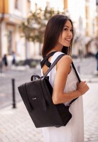 Женский кожаный рюкзак BlankNote &laquo;Blackwood&raquo; черный bn-bag-29-bw
