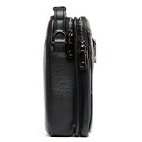 Мужская кожаная сумка через плечо BRETTON 407-120 black
