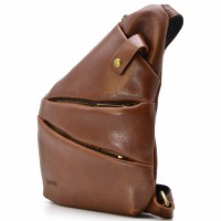 Мужская кожаная сумка-слинг TARWA GB-6402-3md