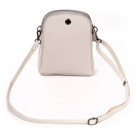 Молодежный клатч из кожи ALEX RAI 88089 white