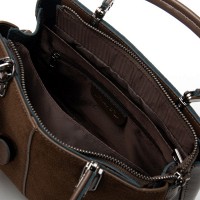 Женская замшевая сумка ALEX RAI 385 khaki