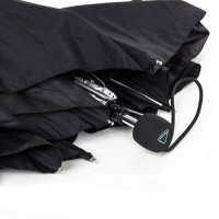 Механический зонт Fulton Superslim-1 L552 Black (Черный)