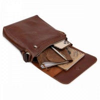 Мужская кожаная сумка через плечо Grande Pelle 11567