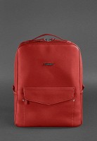 Женский кожаный рюкзак BlankNote Cooper красный- BN-BAG-19-RED