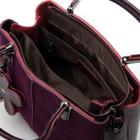 Женская замшевая сумка ALEX RAI 385 red