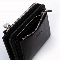 Женский кожаный кошелек Classik  DR. BOND WN-23-20 black