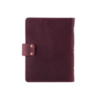 Кожаный картхолдер Hi Art «Mehendi Classic» CH-06 Shabby Plum